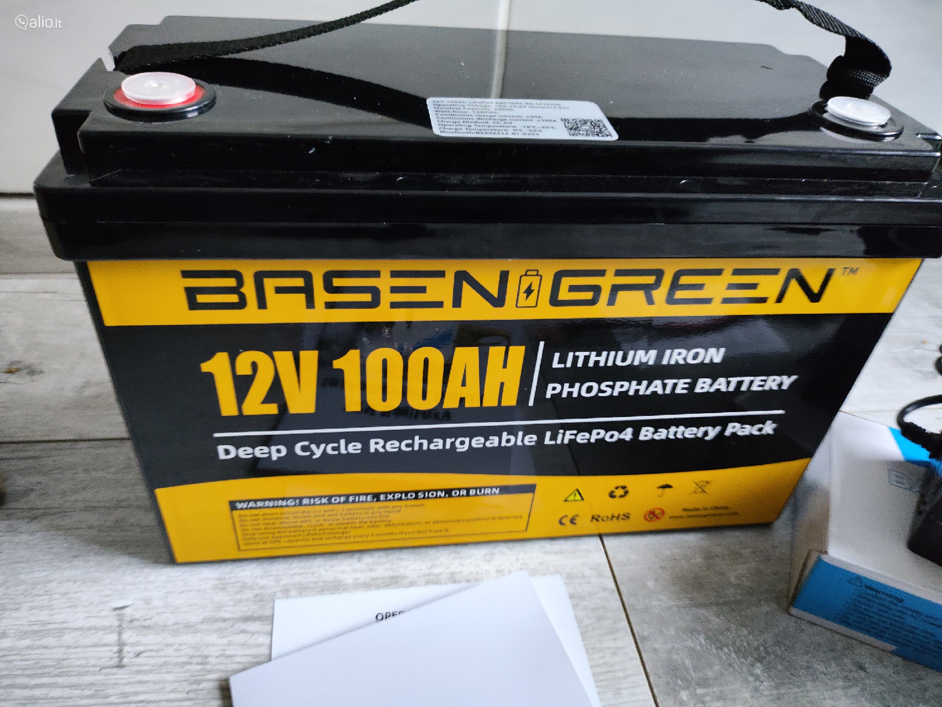 2 Baterii Basen Green - 2 x 100Ah