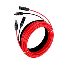 Cablu solar 6 mm roșu + negru (8 metri)